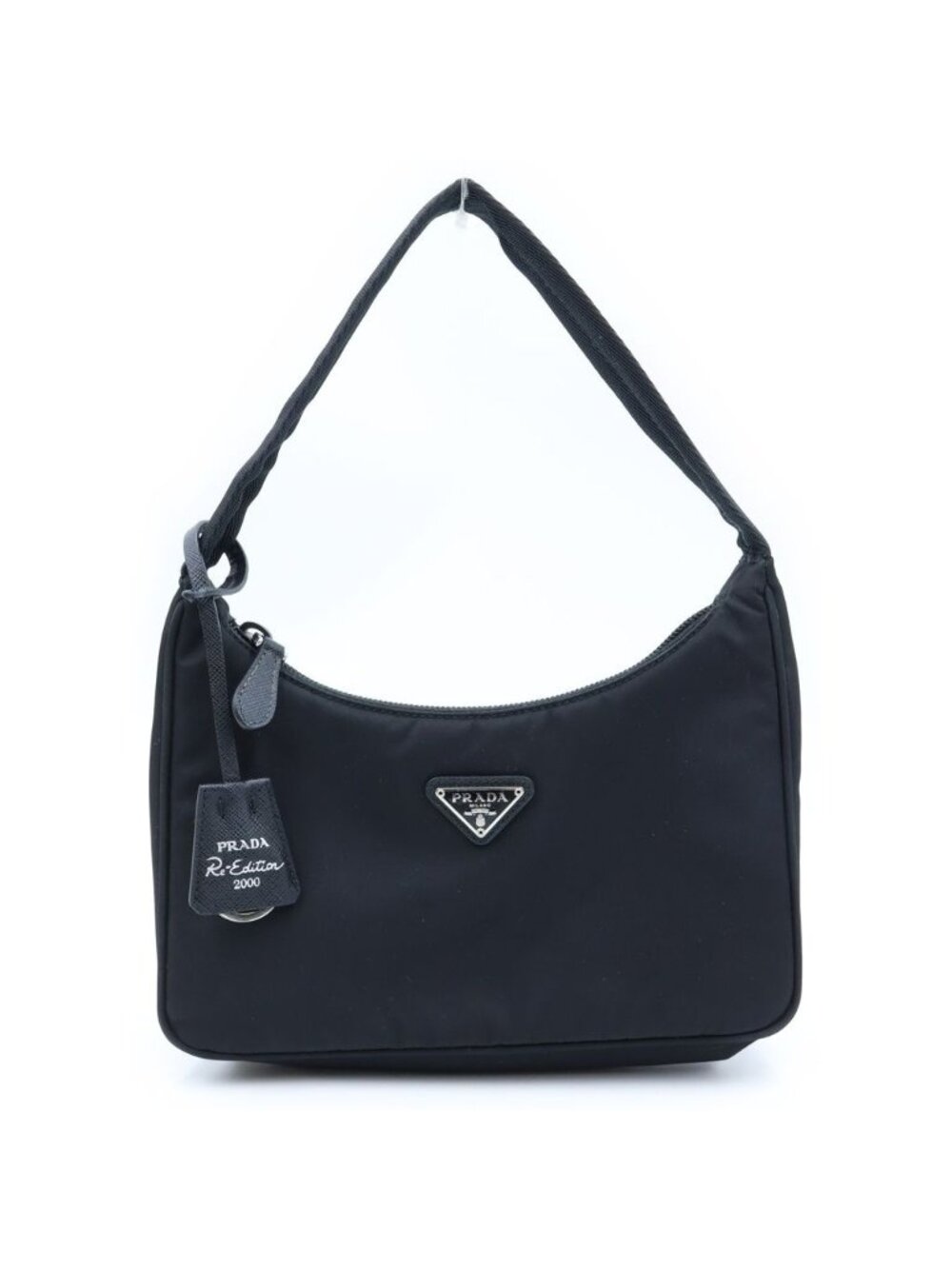 Prada Re Edition 2000 Shoulder Handbag Nylon Black